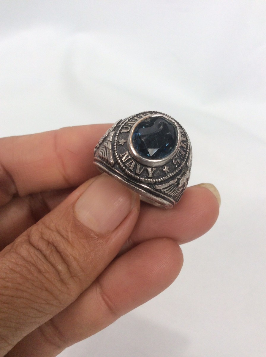 vintage USN usnavy silver 925 ring リング Vintage 925 Sterling Silver USN United States Navy Ring US