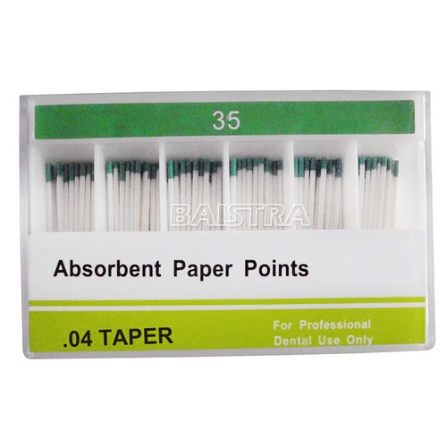 AZDENT Dental Endo Absorbent Paper Points Cotton Fiber Taper .02/.04/.06 15#-40# - Picture 17 of 31