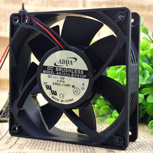 1pc ADDA AD1212LB-F91GP 12V 0.87A 12038 12CM Large Air Volume Cooling Fan - Picture 1 of 5