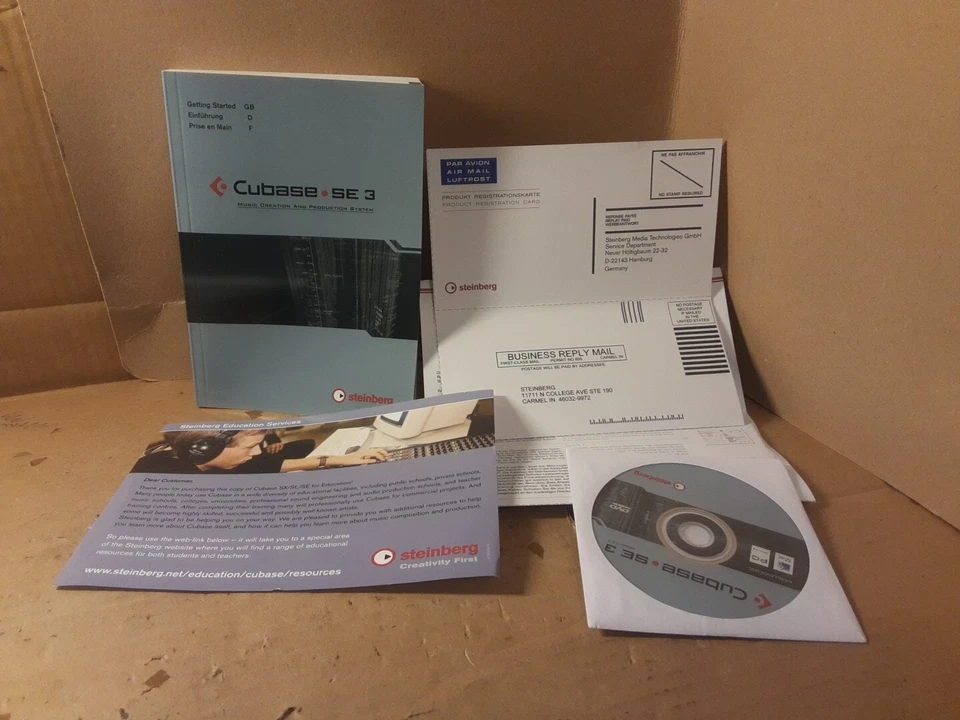 steinberg cubase SE 3  Educational EDITION, P/N:52010261, MISSING PRODUCT KEY - Image 2 of 4