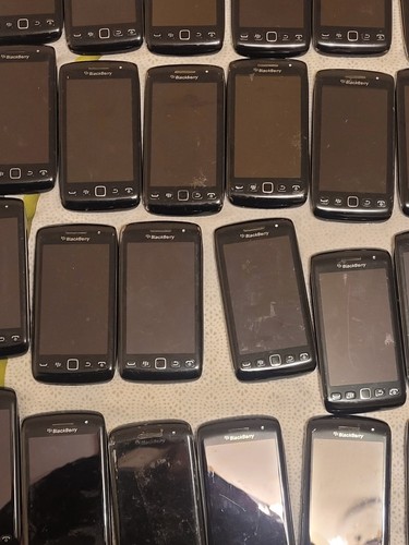 Lot of 53 BlackBerry Torch 9850 Black 3G CDMA Touch Smartphones AS IS