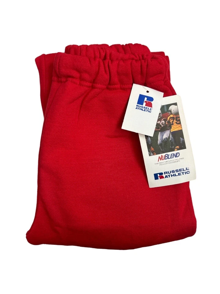 Pantalones deportivos Russell vintage talla juvenil deadstock nuevos con etiquetas años 90 hechos en EE. UU. Foto 2 de 4