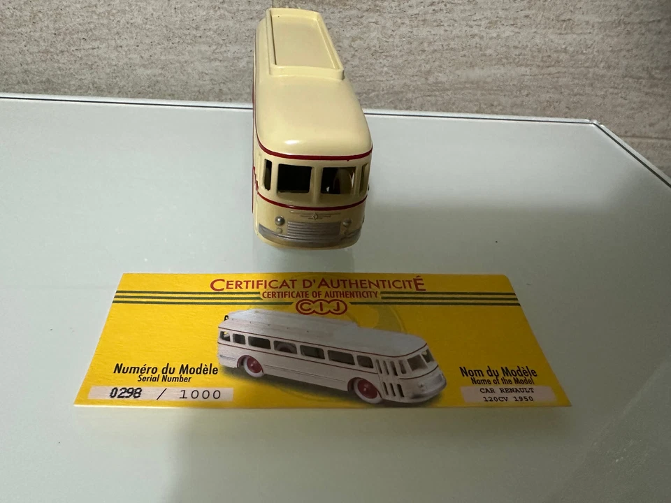 BUS RENAULT 120 CV - CIJ - 3/40/00 - LIMITED EDITION 298/1000 - Immagine 4 di 4