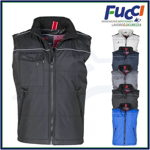 SMANICATO DA LAVORO GILET MULTITASCHE IMBOTTITO INVERNALE UOMO PESCA CACCIA  | eBay