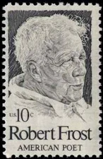 US Scott # 1526, Robert Frost (Poet), 1974 10¢ Stamp, MNH