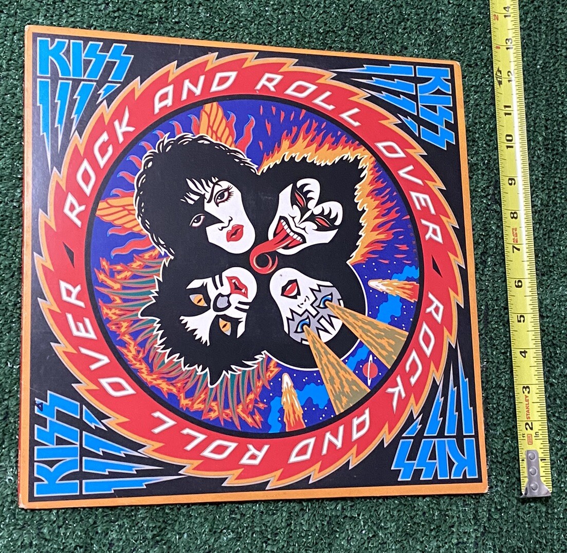 Vintage KISS Vinyl Records Classic Rock Collectible Albums  -image