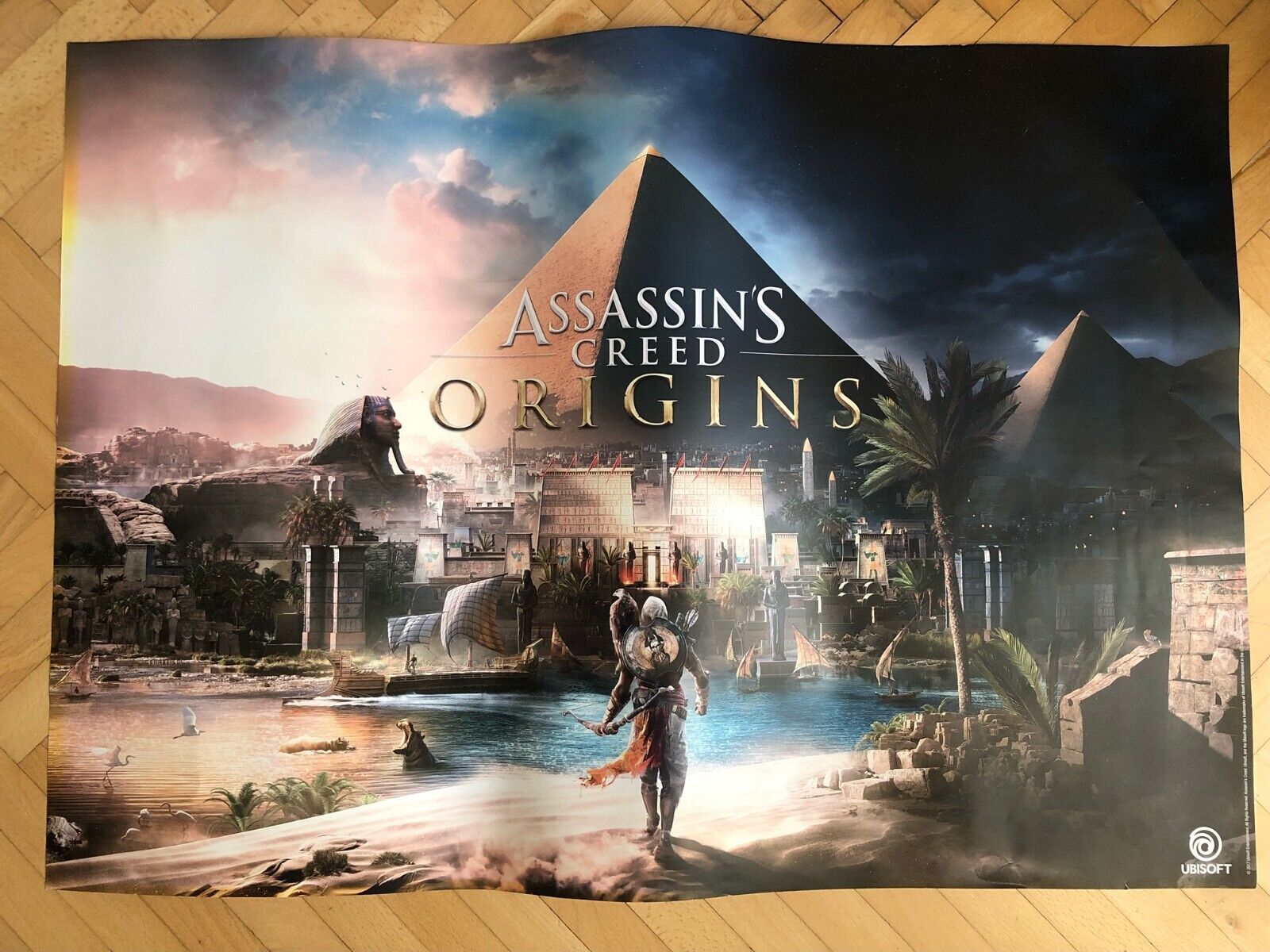 Póster promocional oficial de Assassins Creed Origins (A1)