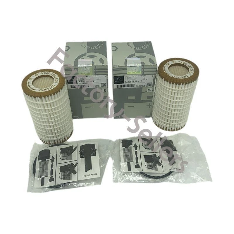 NUEVO FABRICANTE DE EQUIPOS ORIGINALES 2 PIEZAS Mercedes-Benz C CL CLK CLS E G GL GLK ML R S Kit de filtro de aceite de motor Foto 2 de 3