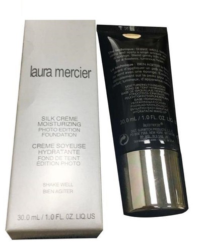 LAURA MERCIER SILK CREME silver box 3 shades New - Picture 3 of 3