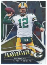 2019 Rookies and Stars Airborne #5 Aaron Rodgers Green Bay Packers
