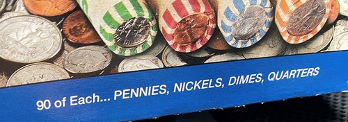 Vintage Octagonal Shaped Coin Collectors 2ea & Carton of New Coin Rollers IN6134 - Picture 3 of 12