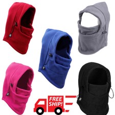 Fleece Neck Warmer balaclava Face Mask Snowboard Scarf Hat Unisex Thermal Ski
