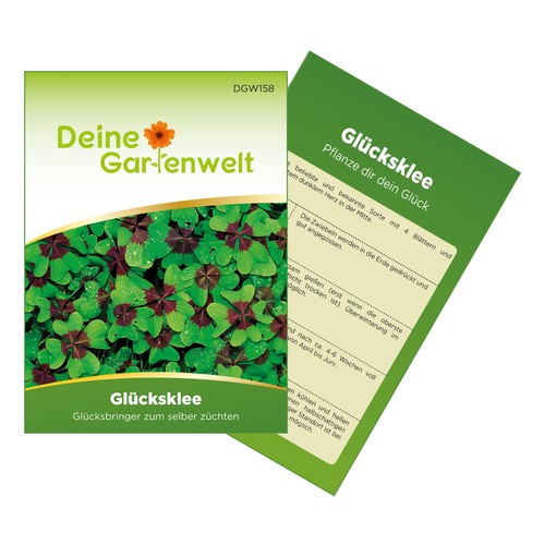 Glücksklee Zwiebeln - 4 blättriger Klee Samen - Glückskleezwiebeln Glücksbringer