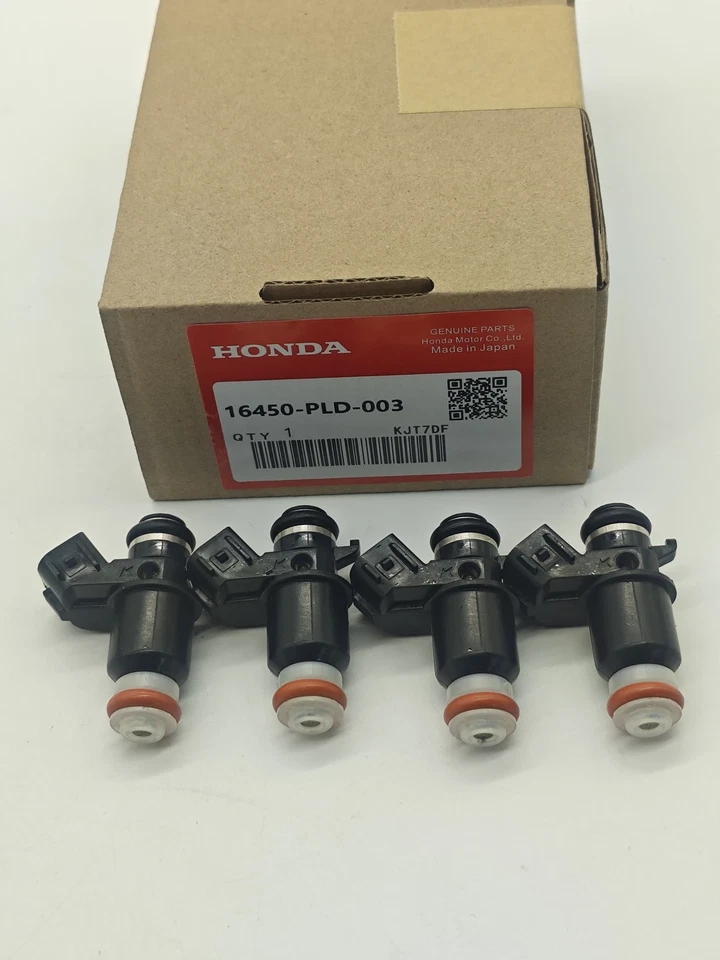 4PCS Genuine Honda OEM FUEL INJECTORS 16450-PLD-003 FOR 01-05 EL CIVIC 1.7L - Изображение 3 из 4