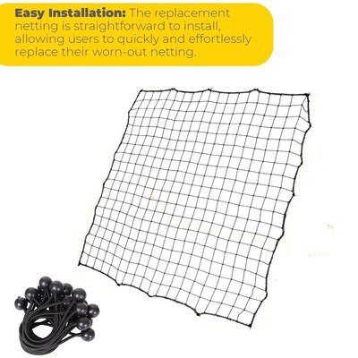 1pc Soccer Goal Net, Rebounder Football Replacement Net, Training Net 100*100cm
