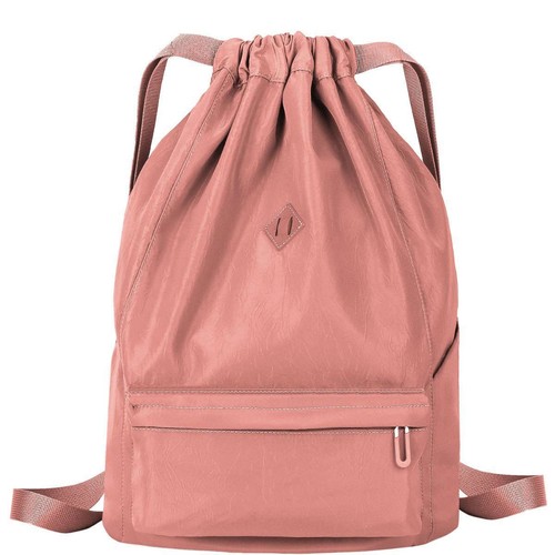 Drawstring Bag Sling Backpack Heavy Duty Gym School Day Waterproof Pouch Nylon - Picture 20 of 21