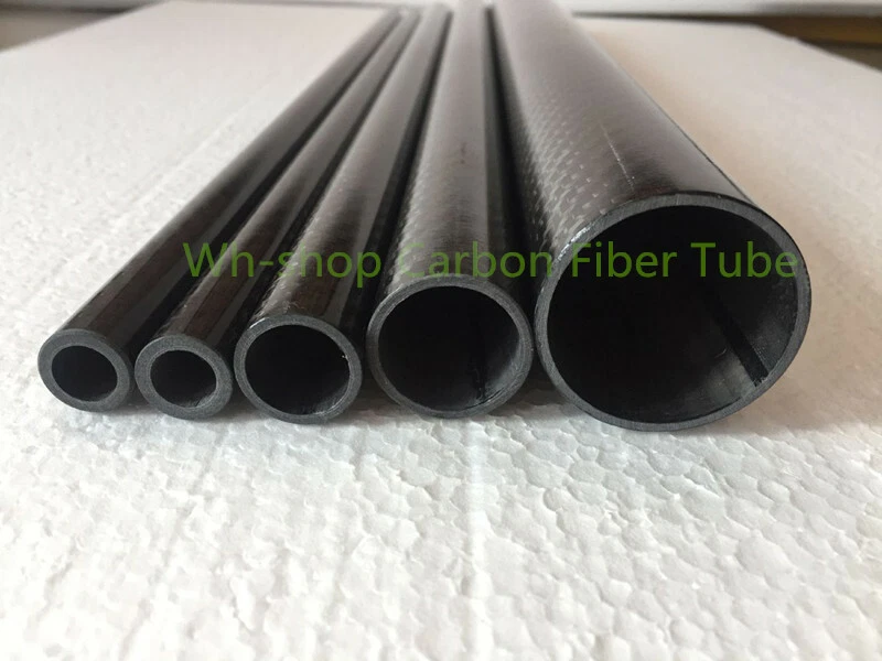 3K Carbon Fiber Tube OD35mm 38 40mm 42 44mm 45 46mm 50mm x 500mm Rolled Poles - Image 3 of 4