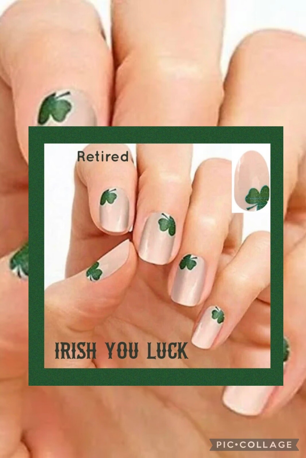 Color Street IRISH YOU LUCK, RETIRED RARE HTF, St. Patrick's Day, Clover  Leaf | eBay