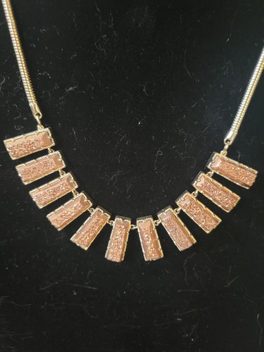 Kendra Scott Angelina Bib Necklace Rose Gold Drusy & Gold $395 - Picture 4 of 6