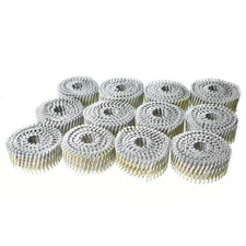 Siding Nails 3600 Pack 2" x 0.092" 15 Degree Collated Wire Coil Full Round Head