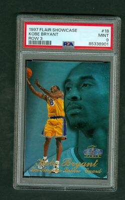 Kobe Bryant 1997-98 Flair Showcase #18 Row 3 PSA 9 MINT | eBay Kobe Bryant 1997-98 Flair Showcase #18 Row 3 PSA 9 MINT | eBay