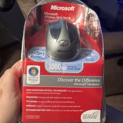   Microsoft Wireless Notebook Optical Mouse 4000  NEW Old Stock Unopened  