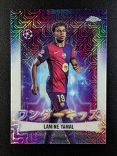 2024-25 Topps UEFA Japan Edition LAMINE YAMAL Wonderkids Chrome Mojo #WK-5