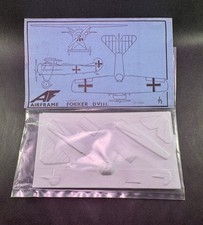 Airframe 1:72 WWI Fokker DVIII Vacuum Molded Vintage Model Kit #1, Complete