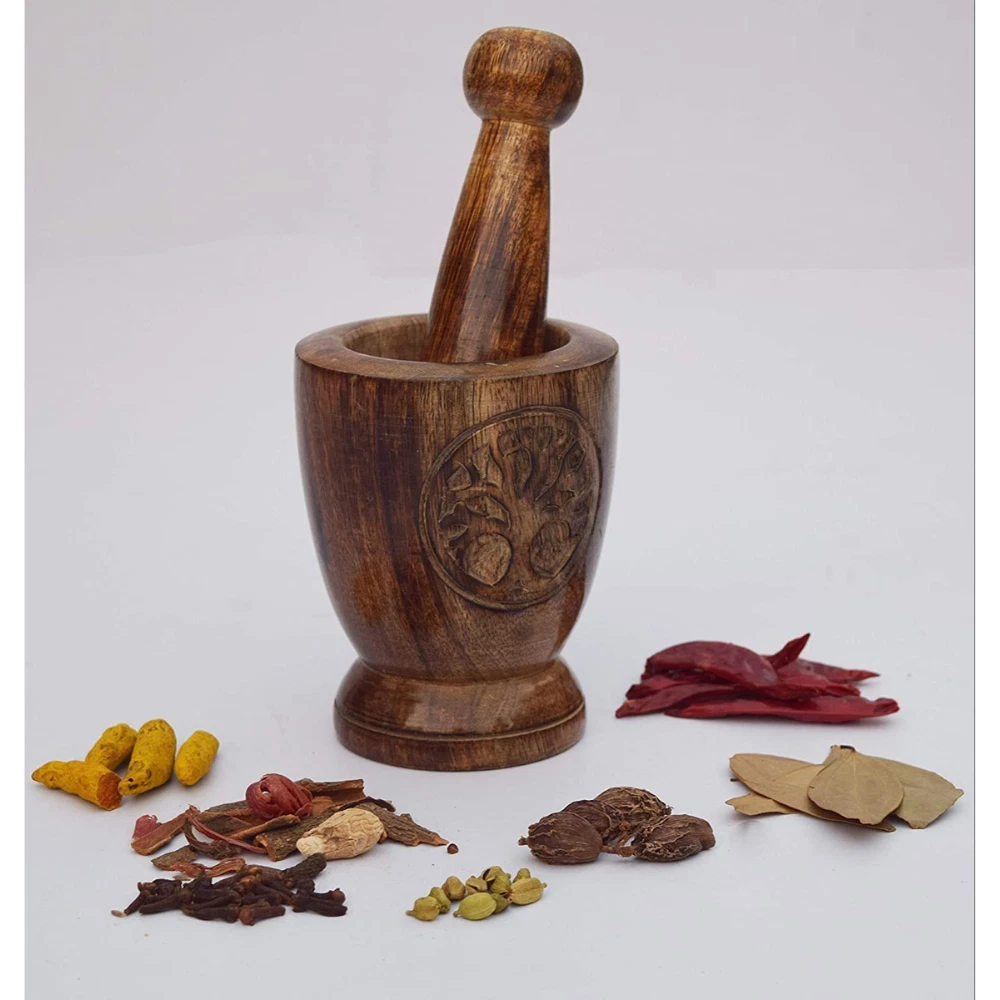 Handcrafted Wooden Mortar & Pestle – Timeless Kitchen Tool with Indian Heritage
Opens in a new windo