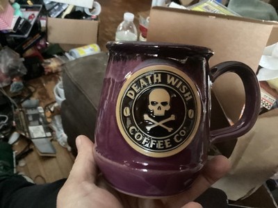 Death Wish Coffee 2025 Glaze of Glory Mystery Mug Purple with Stunning Glaze!