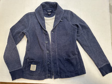 Polo Ralph Lauren Youth Large Sweater Cardigan with Shawl Collar Denim Color