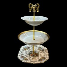 Vintage/Antique 3 Tier Plate Dessert Appetize...