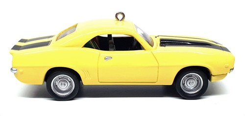 Hallmark Kiddie Car Classics 05239 - 1969 Chevrolet Camaro Z28 Ornament - gelb - Bild 3 von 5