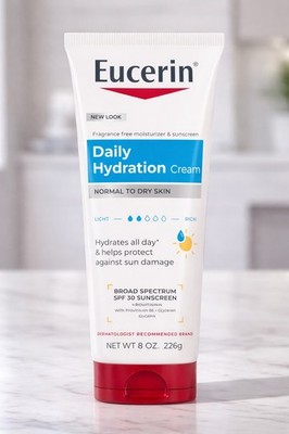 Daily Hydration Broad Spectrum SPF 30 Sunscreen Body Lotion, Moisturizing Cream,