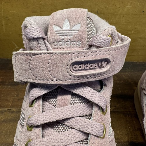 Adidas Originals Forum Mid GZ4622 Womens 7.5 Pink Mauve Shoes Sneaker Pre Owned - Picture 7 of 20