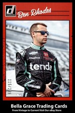 2023 Panini Donruss Racing Ben Rhodes #194 1990 Retro Red Parallel 115/299