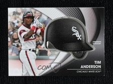 2022 Update Commemorative Batting Helmet Manufactured Relics Tim Anderson 10b8