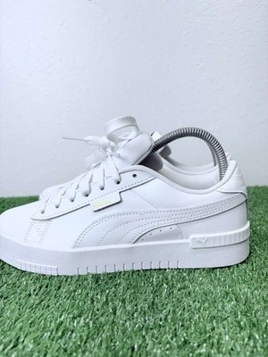 PUMA Court Jada Renew Classic Shoes Womens 8 White Casual Athletic Sneakers
