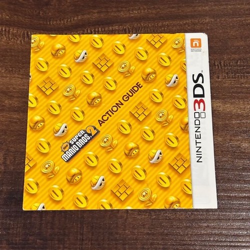 New Super Mario Bros 2 Action Guide Nintendo 3DS 3 DS Instruction Manual Only