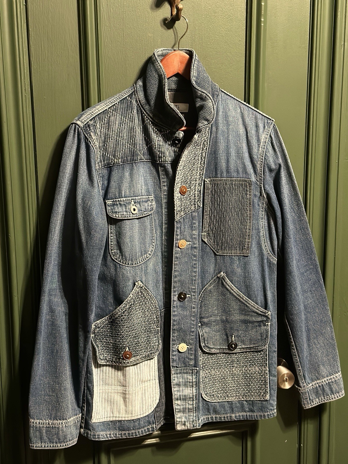 FDMTL Sashiko Patchwork Coverall Jacket - Size 3 - image 1