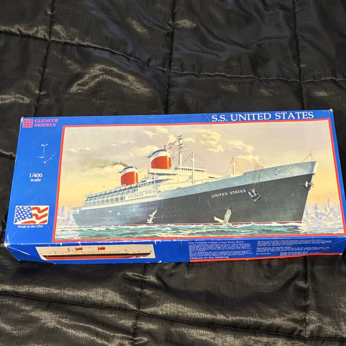 Glencoe Models S.S. United States 1:400 Plastic Unassembled Model