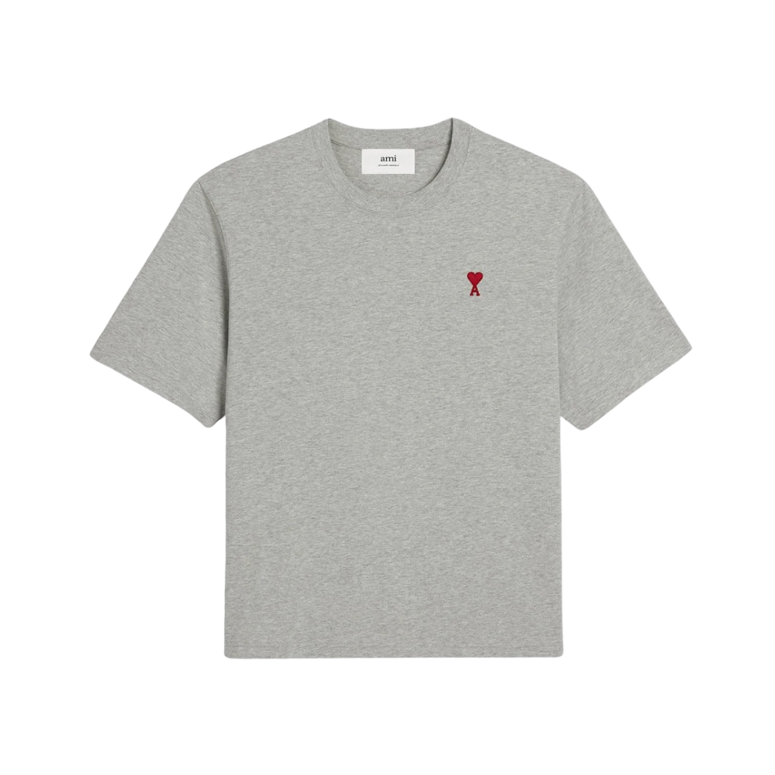 ★関税込★アミ★AMI★AMI de Coeur LS T-Shirt Heather Grey★ AMI Ami De Coeur T-Shirt LS | Heather Grey | E21HJ005-055