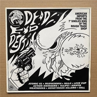 VARIOUS INDIE DEAD END DESTINY LP 1993 (USA 7'' SINGLES FROM ROUGH TRADE SHOPS) U
