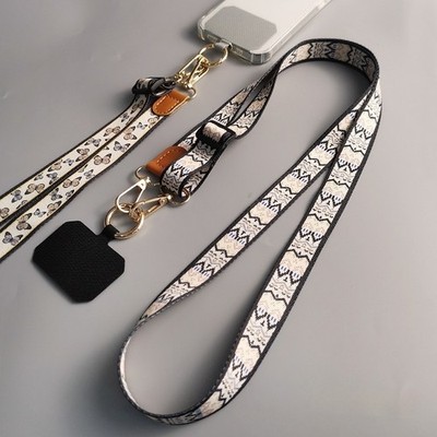 Womens Crossbody Phone Lanyard Solid Color Detachable Multi-Purpose Shoulder Str