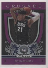 2019-20 Panini Prizm Draft Picks Crusade Purple Prizm Rui Hachimura #5 2r7