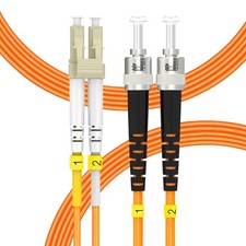 LC to ST Fiber Patch Cable OM2 Multimode Duplex 50/125 10m 32.8ft Cord