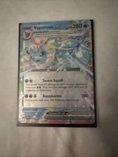 Pokémon TCG Vaporeon EX 023/131 Prismatic Evolutions Double Rare