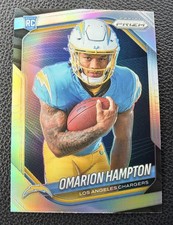 2025 Panini Prizm~Omarion Hampton Rookie Variation Silver Prizm (RC)423 Chargers