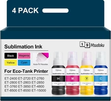 Sublimation Ink Auto Refilled Bottles 502 522 Use for ET-2760 ET-2720 ET-2803 ET