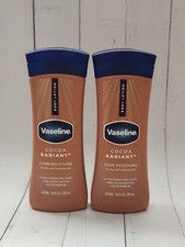  Pack of 2 Vaseline Cocoa Radiant Body Lotion, 72-Hour Moisturizer, 10 fl oz